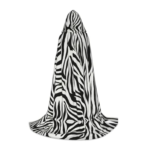 Halloween-Kapuzenumhang mit Zebramuster, Karneval, Kapuzenumhang, Halloween-Kostüme, Weihnachten, Cosplay Halloween-Kapuzenumhang mit Zebramuster, Karneval, Kapuzenumhang, Halloween-Kostüme, Weihnachten, Cosplay von HGFVY