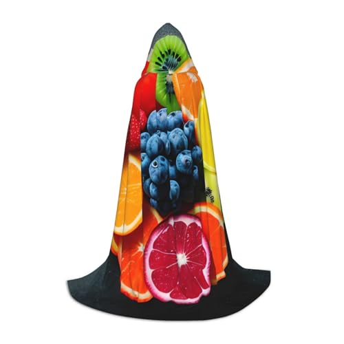 Halloween-Umhang mit Kapuze und Frucht, Regenbogen, Kostüm, Karneval, Kapuzenumhang, Halloween, Kostüme, Weihnachten, Cosplay Halloween-Umhang mit Kapuze und Frucht, Regenbogen, Kostüm, Karneval, Kapuzenumhang, Halloween, Kostüme, Weihnachten, Cosplay von HGFVY