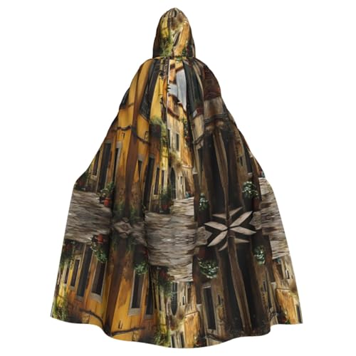 Italienischer Umhang mit Kapuze für Erwachsene, für Damen und Herren, Halloween-Kostüme, Weihnachten, Cosplay Italienischer Umhang mit Kapuze für Erwachsene, für Damen und Herren, Halloween-Kostüme, Weihnachten, Cosplay von HGFVY
