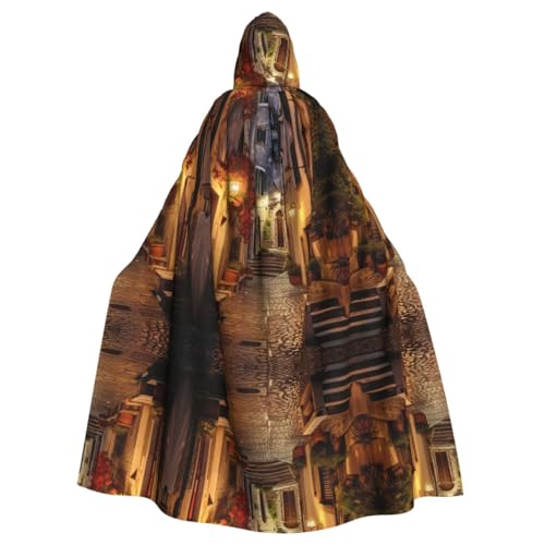 Italienischer Umhang mit Kapuze für Erwachsene, für Damen und Herren, Halloween-Kostüme, Weihnachten, Cosplay Italienischer Umhang mit Kapuze für Erwachsene, für Damen und Herren, Halloween-Kostüme, Weihnachten, Cosplay von HGFVY