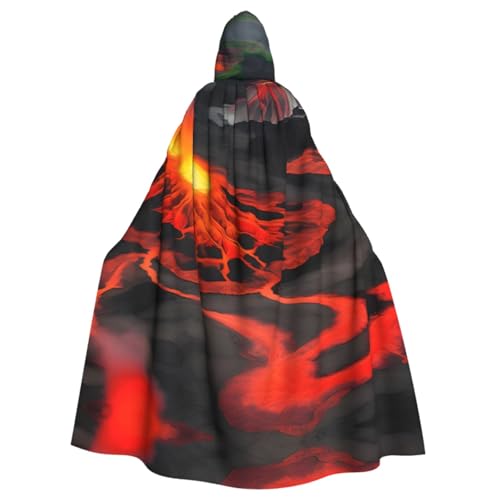 Kilauea Vulkanumhang für Erwachsene, mit Kapuze, für Damen und Herren, Halloween-Kostüme, Weihnachten, Cosplay von HGFVY