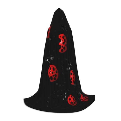 Kunst-Marienkäfer-Umhang für Halloween, Karneval, Kapuzenumhang, Halloween-Kostüme, Weihnachten, Cosplay Kunst-Marienkäfer-Umhang für Halloween, Karneval, Kapuzenumhang, Halloween-Kostüme, Weihnachten, Cosplay von HGFVY