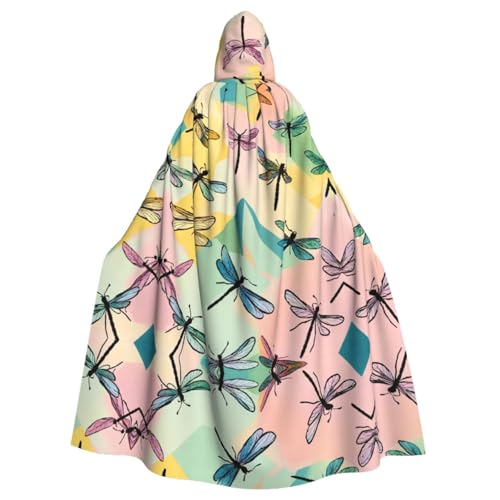 Libellen-Umhang mit Kapuze für Erwachsene, für Damen und Herren, Halloween-Kostüme, Weihnachten, Cosplay von HGFVY
