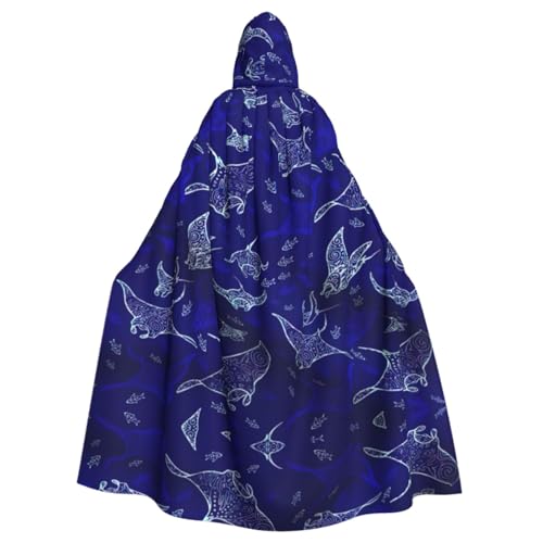 Manta Rochen und Fischumhang für Erwachsene, Kapuzenumhang für Damen und Herren, Halloween-Kostüme, Weihnachten, Cosplay Manta Rochen und Fischumhang für Erwachsene, Kapuzenumhang für Damen und Herren, Halloween-Kostüme, Weihnachten, Cosplay von HGFVY