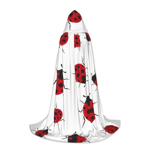 Marienkäfer-Kostüm mit Kapuze für Halloween, Karneval, Halloween, Weihnachten, Cosplay Marienkäfer-Kostüm mit Kapuze für Halloween, Karneval, Halloween, Weihnachten, Cosplay von HGFVY