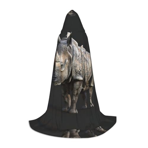 Nashorn-Kostüm für Halloween, Karneval, Kapuzenumhang, Halloween-Kostüme, Weihnachten, Cosplay Nashorn-Kostüm für Halloween, Karneval, Kapuzenumhang, Halloween-Kostüme, Weihnachten, Cosplay von HGFVY