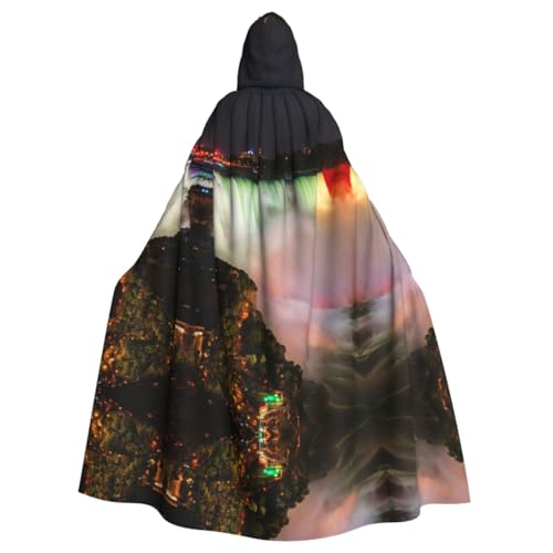 Niagara Falls Umhang für Erwachsene, Kapuzenumhang für Damen und Herren, Halloween-Kostüme, Weihnachten, Cosplay von HGFVY