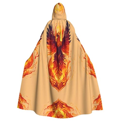 Phoenix Umhang mit Kapuze für Erwachsene, für Damen und Herren, Halloween-Kostüme, Weihnachten, Cosplay von HGFVY
