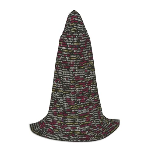 Programmiercode, Halloween-Kostüm, Kapuzenumhang, Karneval, Kapuzenumhang, Halloween-Kostüme, Weihnachten, Cosplay von HGFVY