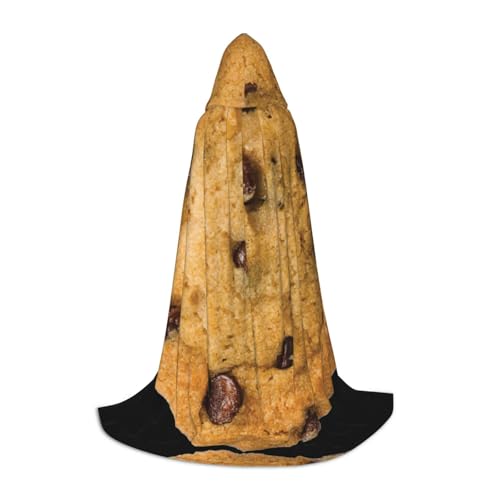 Schokoladen-Keks-Halloween-Kapuzenumhang, Kostüm, Karneval, Kapuzenumhang, Halloween-Kostüme, Weihnachten, Cosplay von HGFVY