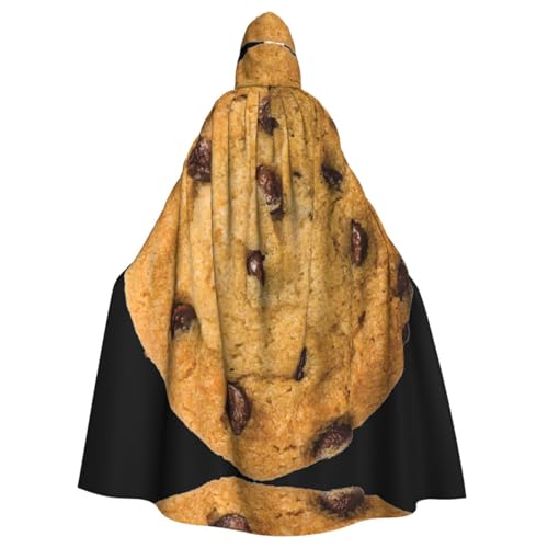 Schokoladen-Keks-Umhang für Erwachsene, Kapuzenumhang für Damen und Herren, Halloween-Kostüme, Weihnachten, Cosplay von HGFVY