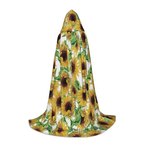 Sonnenblumen-Umhang für Halloween, Karneval, Kapuzenumhang, Halloween-Kostüme, Weihnachten, Cosplay Sonnenblumen-Umhang für Halloween, Karneval, Kapuzenumhang, Halloween-Kostüme, Weihnachten, Cosplay von HGFVY