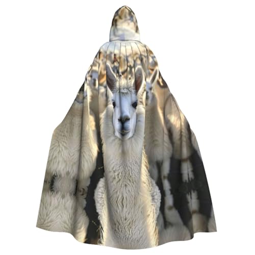 Süßer Lama-Umhang für Erwachsene, Kapuzenumhang für Damen und Herren, Halloween-Kostüme, Weihnachten, Cosplay Süßer Lama-Umhang für Erwachsene, Kapuzenumhang für Damen und Herren, Halloween-Kostüme, Weihnachten, Cosplay von HGFVY