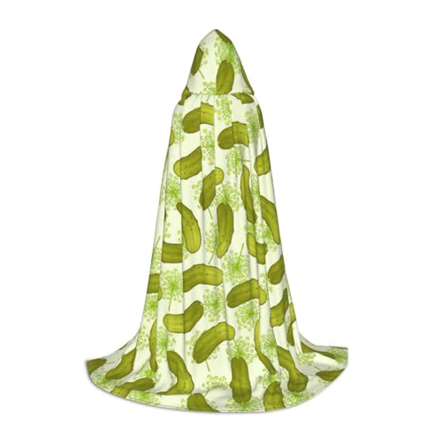 Sushi Dill Pickles Halloween-Kapuzenumhang, Kostüm, Karneval, Kapuzenumhang, Halloween-Kostüme, Weihnachten, Cosplay von HGFVY