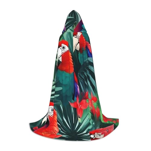 Tropische Blume Papagei Halloween Kapuzenumhang Kostüm Karneval Kapuzenumhang Halloween Kostüme Weihnachten Cosplay Tropische Blume Papagei Halloween Kapuzenumhang Kostüm Karneval Kapuzenumhang Halloween Kostüme Weihnachten Cosplay von HGFVY