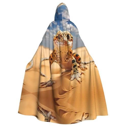 Umhang mit Kapuze, Leopardenmuster, für Erwachsene, für Damen und Herren, Halloween-Kostüme, Weihnachten, Cosplay Umhang mit Kapuze, Leopardenmuster, für Erwachsene, für Damen und Herren, Halloween-Kostüme, Weihnachten, Cosplay von HGFVY