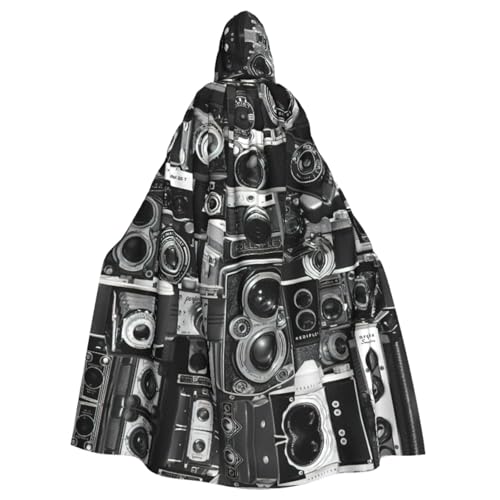 Umhang mit Kapuze, Retro-Kamera-Kollektion, für Erwachsene, für Damen und Herren, Halloween-Kostüme, Weihnachten, Cosplay Umhang mit Kapuze, Retro-Kamera-Kollektion, für Erwachsene, für Damen und Herren, Halloween-Kostüme, Weihnachten, Cosplay von HGFVY
