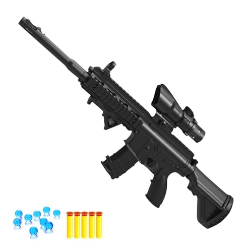 Scharfschützengewehr M416 Wasserball Eva Soft Geschosse Spielzeugpistole Geräuschloses Schießen Toy Gun verstellbares Teleskop Sniper Gewehr für Geburtstags und Weihnachtspartyspiele für Kinder Scharfschützengewehr M416 Wasserball Eva Soft Geschosse Spielzeugpistole Geräuschloses Schießen Toy Gun verstellbares Teleskop Sniper Gewehr für Geburtstags und Weihnachtspartyspiele für Kinder von HGMMFZ