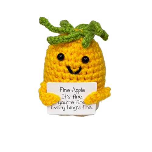HGNUT Handgemachte Gestrickte Häkeln Emotionale Unterstützung Ananas,Lustige Emotionale Unterstützung Geschenke Für Frauen Freundin HGNUT Handgemachte Gestrickte Häkeln Emotionale Unterstützung Ananas,Lustige Emotionale Unterstützung Geschenke Für Frauen Freundin von HGNUT