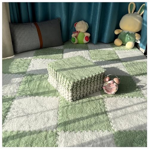 HGOuhKPlüsch-Puzzle-Schaum-Bodenmatte 16 Stück Schaumstoff-Puzzle-Bodenmatten, dekorative Raumteppiche, ineinandergreifende Puzzle-Teppiche, Plüschschaum-Fußmatten Ineinandergreifende Teppichfliesen(W HGOuhKPlüsch-Puzzle-Schaum-Bodenmatte 16 Stück Schaumstoff-Puzzle-Bodenmatten, dekorative Raumteppiche, ineinandergreifende Puzzle-Teppiche, Plüschschaum-Fußmatten Ineinandergreifende Teppichfliesen(W von HGOuhK