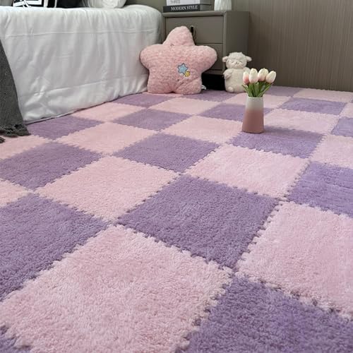 HGOuhKPlüsch-Puzzle-Schaum-Bodenmatte 20-teiliger Boden-Puzzleteppich, ineinandergreifende Plüschschaum-Bodenmatte, quadratischer Schaumstoff-Bodenteppich, ineinandergreifende Puzzlematte Ineinandergr HGOuhKPlüsch-Puzzle-Schaum-Bodenmatte 20-teiliger Boden-Puzzleteppich, ineinandergreifende Plüschschaum-Bodenmatte, quadratischer Schaumstoff-Bodenteppich, ineinandergreifende Puzzlematte Ineinandergr von HGOuhK