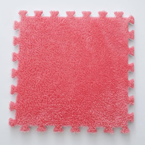 HGOuhKPlüsch-Puzzle-Schaum-Bodenmatte Quadratisches Plüschschaum-Bodenkissen, waschbar, ineinandergreifendes quadratisches Bodenkissen, weiche Plüsch-Puzzle-Teppiche Ineinandergreifende Teppichfliesen HGOuhKPlüsch-Puzzle-Schaum-Bodenmatte Quadratisches Plüschschaum-Bodenkissen, waschbar, ineinandergreifendes quadratisches Bodenkissen, weiche Plüsch-Puzzle-Teppiche Ineinandergreifende Teppichfliesen von HGOuhK