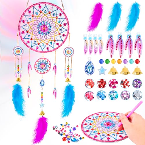HGRGHH Basteln Mädchen 6-7-8-9-10 Jahre, Diamond Painting Traumfänger Bastelset, Traumfänger Kinder 6-11 Jahre, Traumfänger Bastelset Kinder, Diamond Painting Kinder, Geschenke für Mädchen 5-12 Jahre HGRGHH Basteln Mädchen 6-7-8-9-10 Jahre, Diamond Painting Traumfänger Bastelset, Traumfänger Kinder 6-11 Jahre, Traumfänger Bastelset Kinder, Diamond Painting Kinder, Geschenke für Mädchen 5-12 Jahre von HGRGHH