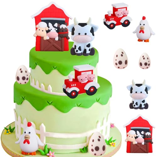 HGSHUO Bauernhof Tortendeko Geburtstag Kuchen Deko Traktor Cake Topper Happy Birthday Cupcake Topper Kindergeburtstag Torte Deko Dschungel Party Kuchendeko Tiere Geburtstagsdeko HGSHUO Bauernhof Tortendeko Geburtstag Kuchen Deko Traktor Cake Topper Happy Birthday Cupcake Topper Kindergeburtstag Torte Deko Dschungel Party Kuchendeko Tiere Geburtstagsdeko von HGSHUO