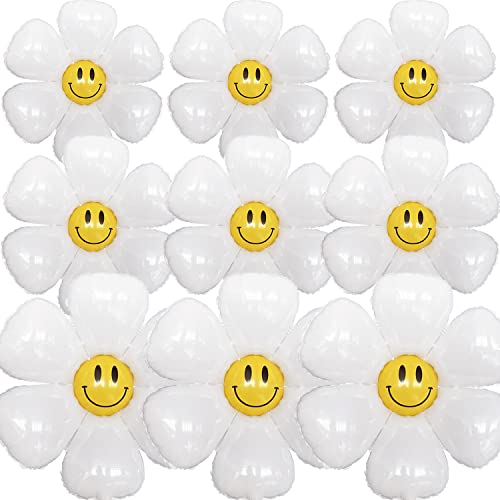 HGSHUO Folienballon Blumen Luftballons Hochzeit Ballons Helium Folie Luftballon Gänseblümchen Geburtstag Deko Kindergeburtstag Geburtstagsparty Sommerparty Deko Weiße 9 Stück HGSHUO Folienballon Blumen Luftballons Hochzeit Ballons Helium Folie Luftballon Gänseblümchen Geburtstag Deko Kindergeburtstag Geburtstagsparty Sommerparty Deko Weiße 9 Stück von HGSHUO