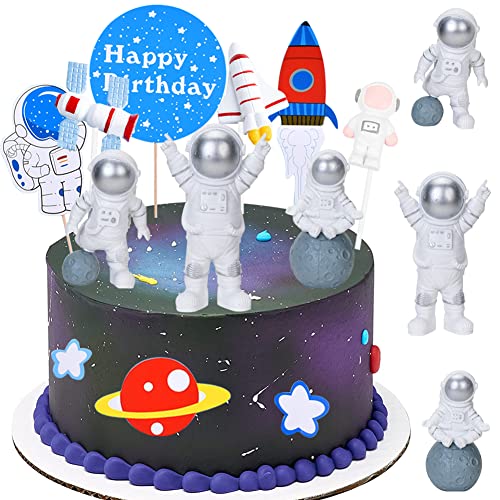 HGSHUO Tortendeko Astronauten Kuchen Deko Astronaut Figuren Geburtstag Kuchendeko Weltraum Cake Topper Happy Birthday Torte Deko Kindergeburtstag Kuchendekoration Rakete Geburtstagsparty HGSHUO Tortendeko Astronauten Kuchen Deko Astronaut Figuren Geburtstag Kuchendeko Weltraum Cake Topper Happy Birthday Torte Deko Kindergeburtstag Kuchendekoration Rakete Geburtstagsparty von HGSHUO