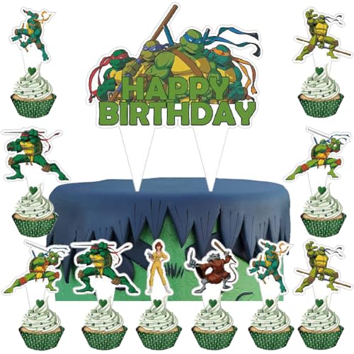 HGSHUO Tortendeko Turtle Kuchen Deko Geburtstag Torte Deko Tiere Cake Topper Happy Birthday Cupcake Topper Kuchendeko Turtle Muffin Geburtstagsdeko HGSHUO Tortendeko Turtle Kuchen Deko Geburtstag Torte Deko Tiere Cake Topper Happy Birthday Cupcake Topper Kuchendeko Turtle Muffin Geburtstagsdeko von HGSHUO