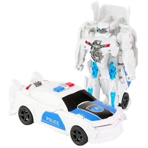 HGSHUO Transformator Spielzeug Polizeiauto Roboterspielzeug Zwei-in-Eins Transform Roboter Spielzeug Auto Figuren Geschenk für Jungen Kinder ab 6 7 8 9 10 Jahre Halloween Weihnachten HGSHUO Transformator Spielzeug Polizeiauto Roboterspielzeug Zwei-in-Eins Transform Roboter Spielzeug Auto Figuren Geschenk für Jungen Kinder ab 6 7 8 9 10 Jahre Halloween Weihnachten von HGSHUO