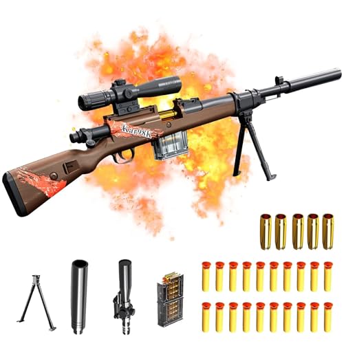 HGWJPZ 98k Scharfschützengewehr Kinder Manuellem Auswurf Eva Schaumstoff Weichgeschoss Pistole 65ft Reichweite Mit 15x Verstellbarem Teleskop Spielzeugpistole Weihnachts Neujahrs Geburtstagsgeschenk HGWJPZ 98k Scharfschützengewehr Kinder Manuellem Auswurf Eva Schaumstoff Weichgeschoss Pistole 65ft Reichweite Mit 15x Verstellbarem Teleskop Spielzeugpistole Weihnachts Neujahrs Geburtstagsgeschenk von HGWJPZ