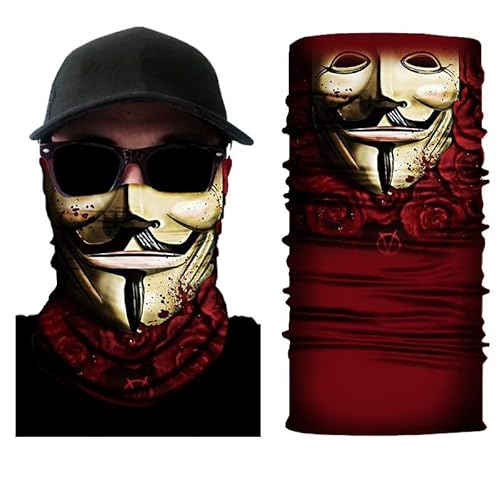 HGWOPGASD Halloween Kostüm Cosplay Party Masken Party-Requisiten für Festtage anonyme Masken Unisex-Karnevalsmasken für Erwachsene A02 HGWOPGASD Halloween Kostüm Cosplay Party Masken Party-Requisiten für Festtage anonyme Masken Unisex-Karnevalsmasken für Erwachsene A02 von HGWOPGASD