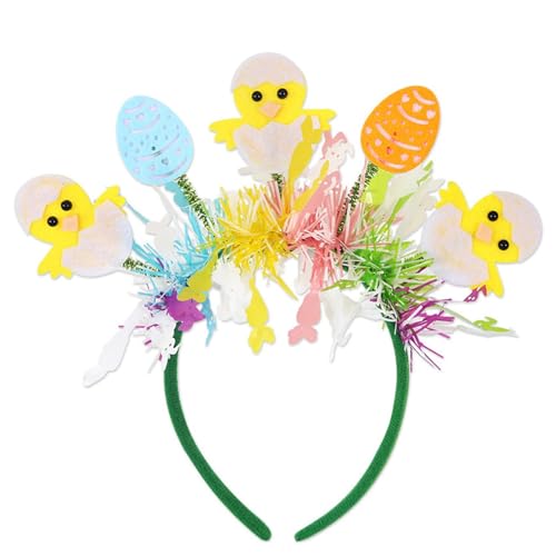 HGWOPGASD Hasenohren Stirnband Osterdekorationen Osterhasenohren Kaninchen Stirnband Geschenk für Erwachsene und Kinder A06 von HGWOPGASD