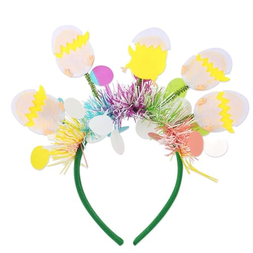 HGWOPGASD Hasenohren Stirnband Osterdekorationen Osterhasenohren Kaninchen Stirnband Geschenk für Erwachsene und Kinder A18 von HGWOPGASD