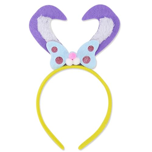 HGWOPGASD Hasenohren Stirnband Osterdekorationen Osterhasenohren Kaninchen Stirnband Geschenk für Erwachsene und Kinder A22 von HGWOPGASD