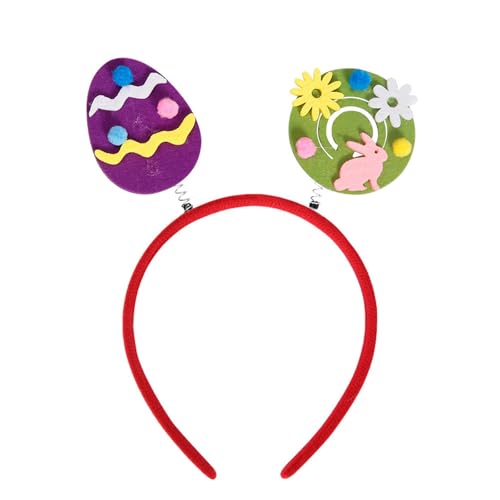 HGWOPGASD Hasenohren Stirnband Osterdekorationen Osterhasenohren Kaninchen Stirnband Geschenk für Erwachsene und Kinder A31 von HGWOPGASD