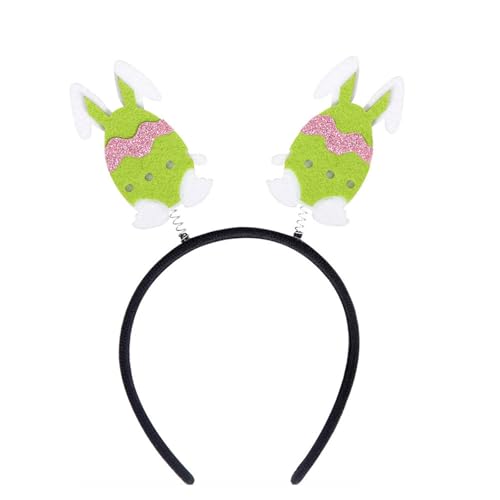 HGWOPGASD Hasenohren Stirnband Osterdekorationen Osterhasenohren Kaninchen Stirnband Geschenk für Erwachsene und Kinder A35 von HGWOPGASD