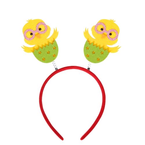 HGWOPGASD Hasenohren Stirnband Osterdekorationen Osterhasenohren Kaninchen Stirnband Geschenk für Erwachsene und Kinder A38 von HGWOPGASD