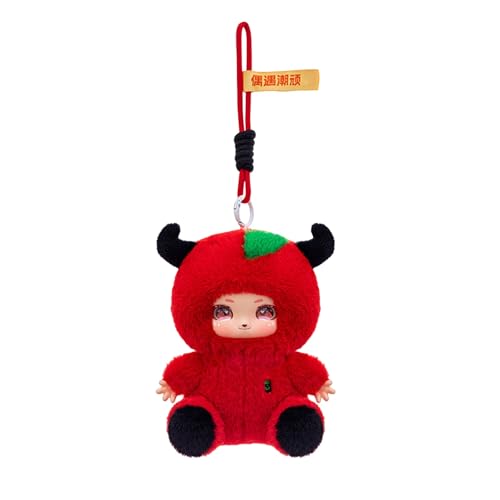 HGWOPGASD Nommi Loveliness Never Ends Kawaii Plüsch Hängeornamente Nommi Plüschfiguren Sammlerspielzeug Heimdekoration A15 von HGWOPGASD