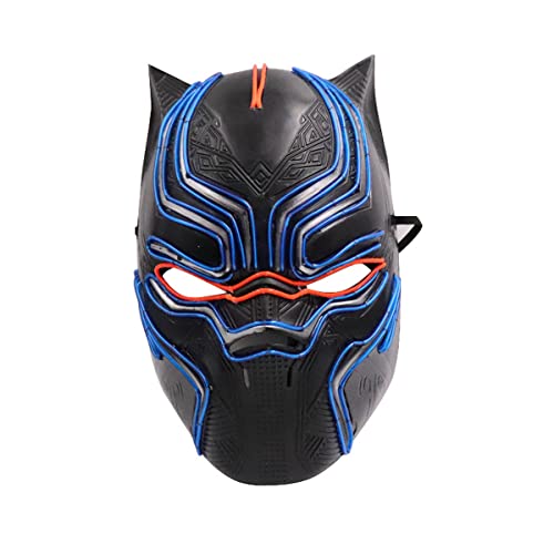 HGXLOWUA Blacks Panthers Maske Vollgesichtsmaske Cosplay Kostüm Requisiten für Halloween Party HGXLOWUA Blacks Panthers Maske Vollgesichtsmaske Cosplay Kostüm Requisiten für Halloween Party von HGXLOWUA