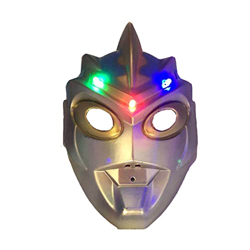 HGXLOWUA BruAltmanss Maske Kunststoff Leuchtende Maske Kinder Cosplay Kostüm Requisiten für Halloween Party Gold HGXLOWUA BruAltmanss Maske Kunststoff Leuchtende Maske Kinder Cosplay Kostüm Requisiten für Halloween Party Gold von HGXLOWUA