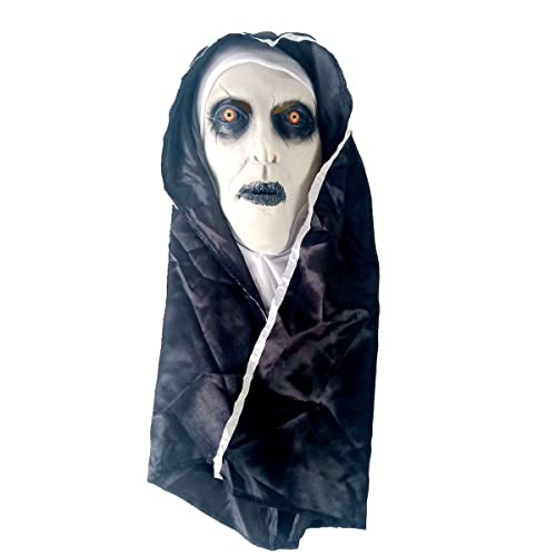 HGXLOWUA Conjuringes 2 Maske Gruselige Religieus Kopfbedeckung Cosplay Kostüm Requisiten für Halloween Party HGXLOWUA Conjuringes 2 Maske Gruselige Religieus Kopfbedeckung Cosplay Kostüm Requisiten für Halloween Party von HGXLOWUA
