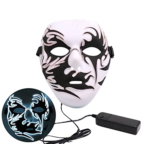 HGXLOWUA D-War Maske Leuchtende Hiphop Maske Cosplay Kostüm Requisiten für Halloween Party HGXLOWUA D-War Maske Leuchtende Hiphop Maske Cosplay Kostüm Requisiten für Halloween Party von HGXLOWUA