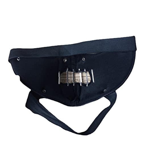 HGXLOWUA Hannibals Maske Halbgesicht PU Leder Maske Cosplay Kostüm Requisiten für Halloween Party HGXLOWUA Hannibals Maske Halbgesicht PU Leder Maske Cosplay Kostüm Requisiten für Halloween Party von HGXLOWUA
