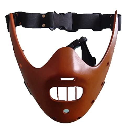 HGXLOWUA Hannibals Maske Harz Halbgesichtsmaske Cosplay Kostüm Requisiten für Halloween Party HGXLOWUA Hannibals Maske Harz Halbgesichtsmaske Cosplay Kostüm Requisiten für Halloween Party von HGXLOWUA