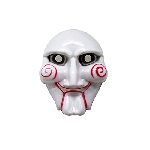 HGXLOWUA Jigsaw Mask Plastic Full Face Mask Cosplay Costume Props for Halloween Easter Party HGXLOWUA Jigsaw Mask Plastic Full Face Mask Cosplay Costume Props for Halloween Easter Party von HGXLOWUA