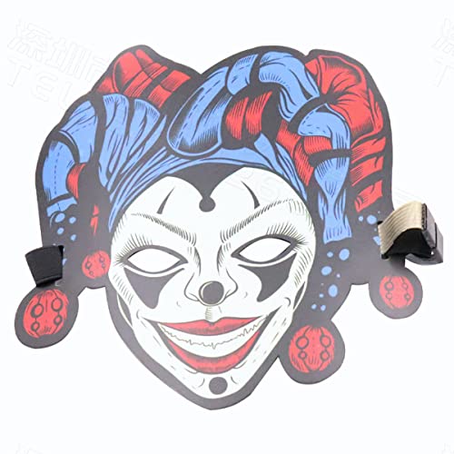 HGXLOWUA Jokers Harleys Quinns Party Maske Sound Control Vollgesichtsmaske Cosplay Kostüm Requisiten für Halloween HGXLOWUA Jokers Harleys Quinns Party Maske Sound Control Vollgesichtsmaske Cosplay Kostüm Requisiten für Halloween von HGXLOWUA