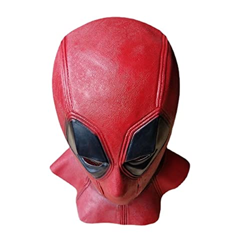 HGXLOWUA Latexmaske Rot Vollgesichtskopfbedeckung Cosplay Kostüm Requisiten für Halloween Party HGXLOWUA Latexmaske Rot Vollgesichtskopfbedeckung Cosplay Kostüm Requisiten für Halloween Party von HGXLOWUA